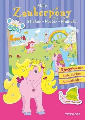Mein Zauberpony Sticker - Poster - Malheft