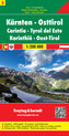 Freytag & Berndt Autokarte Kärnten - Osttirol. Carinthia - East Tyrol. Carinzia - Tirolo Orientale; Carinthie - Tirolo Orientale