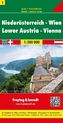 Freytag & Berndt Autokarte Niederösterreich, Wien. Baja Austria, Viena. Neder Oostenrijk, Wenen;  Lower Astria; Basse Autriche;