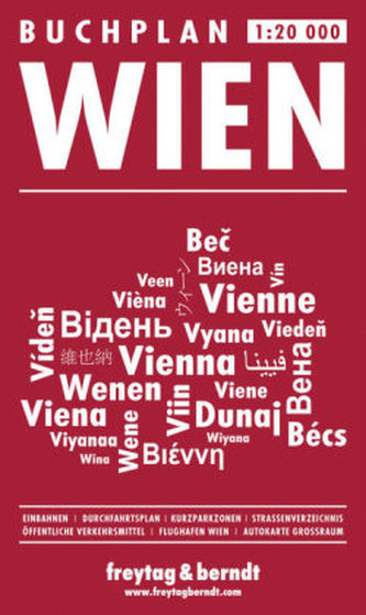 Freytag & Berndt Stadtplan Buchplan Wien