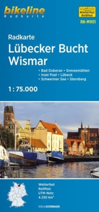 Bikeline Radkarte Lübecker Bucht, Wismar Bikeline Radkarte Lübecker Bucht, Wismar