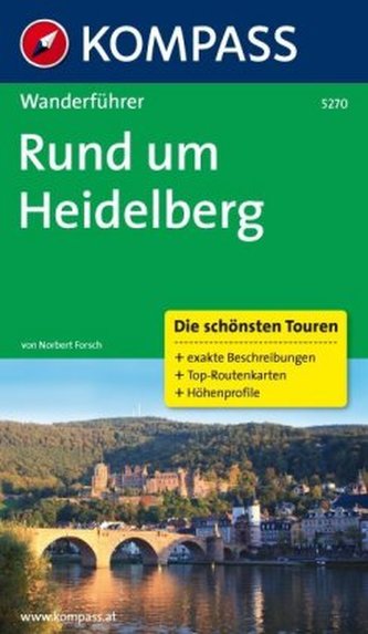 Kompass Wanderführer Rund um Heidelberg