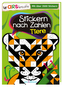 Stickern nach Zahlen Tiere