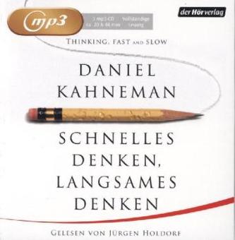 Schnelles Denken, langsames Denken, 3 MP3-CDs