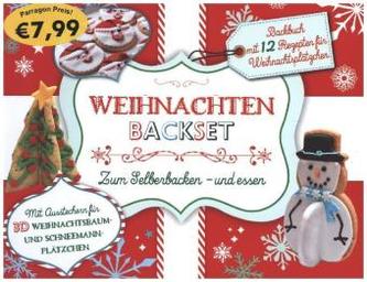 Weihnachten Backset, m. 2 Ausstecher