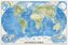 National Geographic World Physical Map, Planokarte