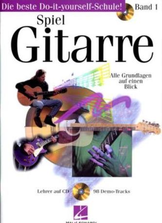 Spiel Gitarre, m. Audio-CD. Bd.1