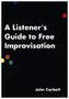 A Listener's Guide to Free Improvisation