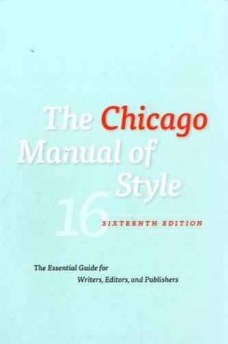 The Chicago Manual of Style
