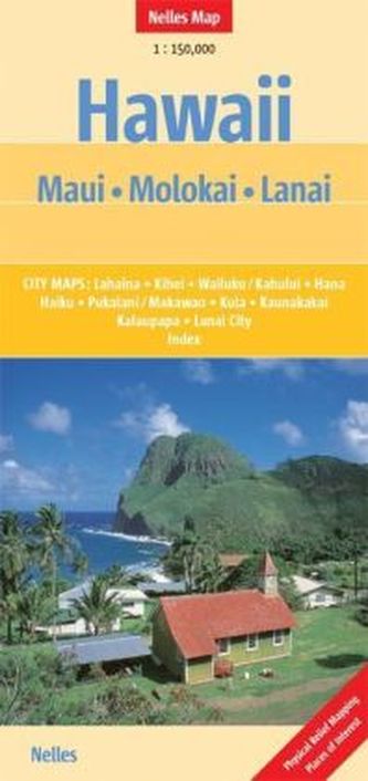 Nelles Maps Hawaii, Maui, Molokai, Lanai