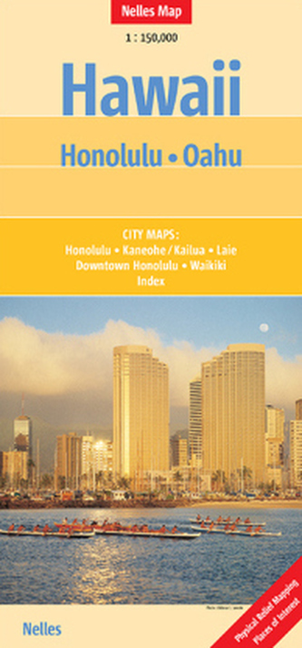 Nelles Maps Hawaii, Honululu, Oahu