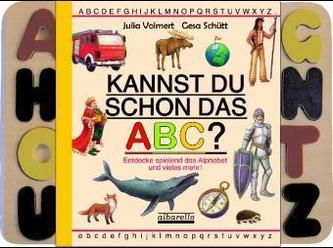 Kannst du schon das ABC?, m. Buchstabenpuzzle aus Holz Kannst du schon das ABC?, m. Buchstabenpuzzle aus Holz