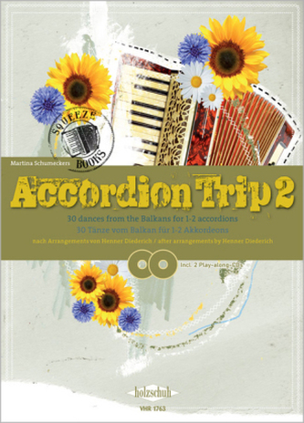 Accordion Trip, für 1-2 Akkordeons, m. 2 Audio-CDs. Bd.2
