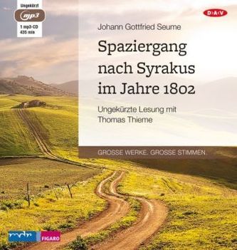 Spaziergang nach Syrakus im Jahre 1802, 1 MP3-CD