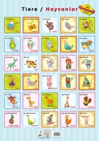 Tiere / Hayvanlar, Poster