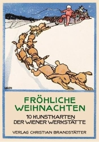 Fröhliche Weihnachten, 10 Kunstkarten der Wiener Werkstätte