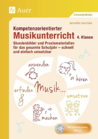 Kompetenzorientierter Musikunterricht 4. Klasse, m. Audio-CD
