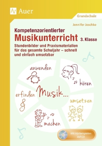 Kompetenzorientierter Musikunterricht 3. Klasse, m. Audio-CD