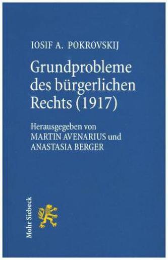 Grundprobleme des bürgerlichen Rechts (1917)