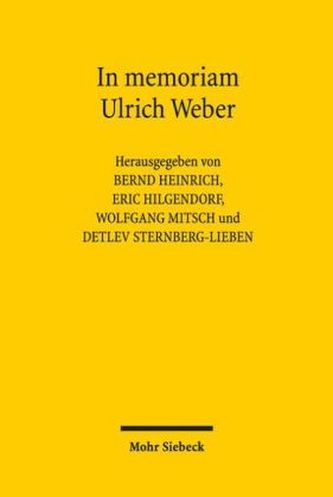 In memoriam Ulrich Weber