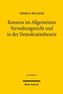 Konsens im Allgemeinen Verwaltungsrecht und in der Demokratietheorie