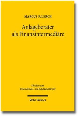 Anlageberater als Finanzintermediäre