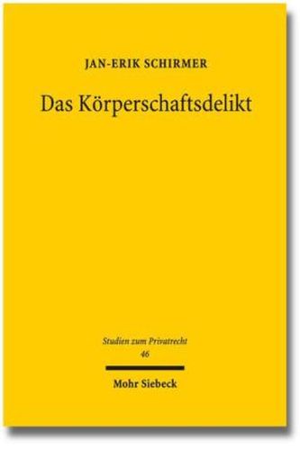 Das Körperschaftsdelikt