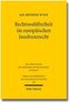 Rechtswahlfreiheit im europäischen Insolvenzrecht
