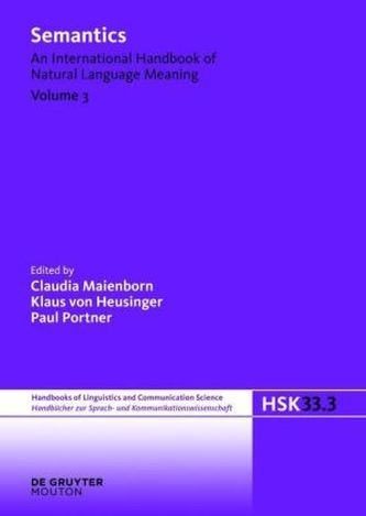 Semantics. Vol.3