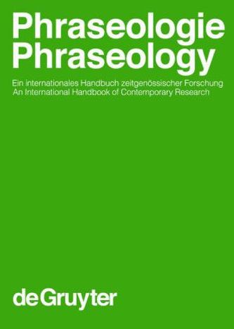 Phraseologie / Phraseology. 1. Halbbd.