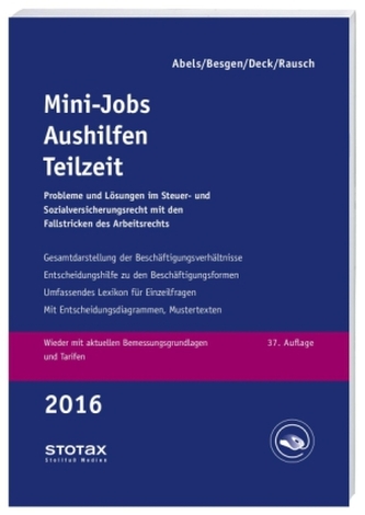 Mini-Jobs, Aushilfen, Teilzeit 2016
