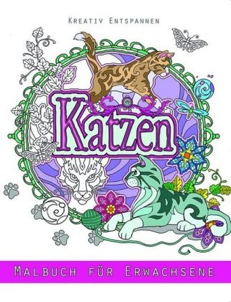 Katzen - Malbuch für Erwachsene