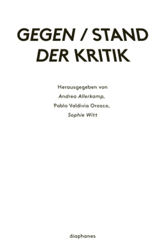 Gegen / Stand der Kritik