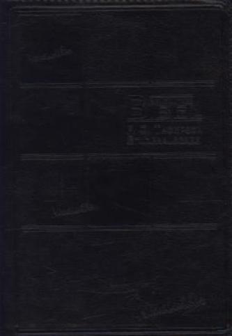 Neue Luther Bibel, F.C. Thompson Studienausgabe, Reißverschluss, Kunstleder PU Schwarz
