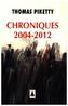 Chroniques 2004-2012