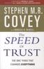 The Speed of Trust. Schnelligkeit durch Vertrauen, englische Ausgabe