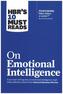HBR's 10 Must Reads On Emotional Intelligence