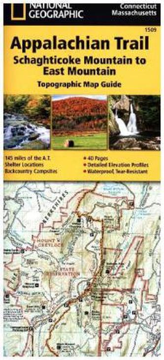 National Geographic Adventure Travel Map Schaghticoke Mountain to East Mountain