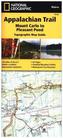 National Geographic Adventure Travel Map Mount Carlo to Pleasant Pond