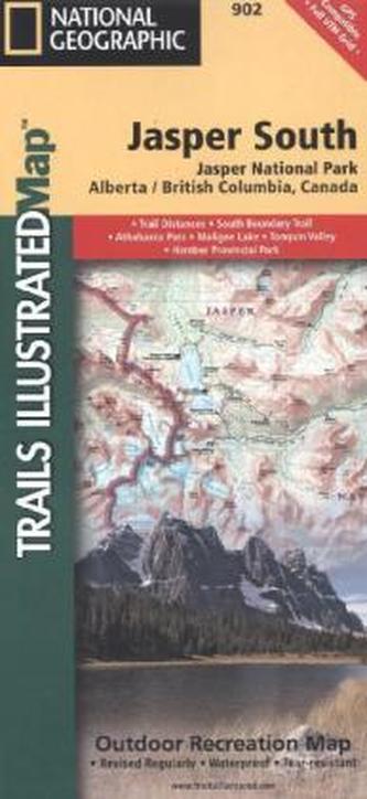 National Geographic Trails Illustrated Topographic Map Jasper South