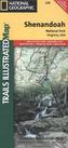 National Geographic Trails Illustrated Map Shenandoah National Park, Virginia, USA