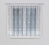Dekorační žakárová záclona s řasící páskou RAMSES 120 bílá 400x120 cm MyBestHome