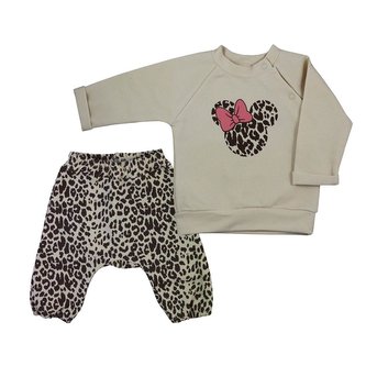 Kojenecké tepláčky a mikinka Koala Panther girl - velikost 62 (3-6m)