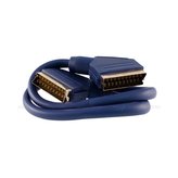 Propojovací AV kabel Scart - Scart délka 1,5m průměr kabelu 10mm