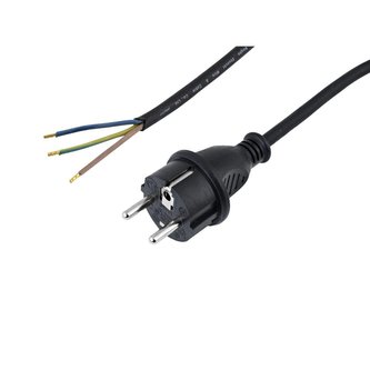 Flexo šňůra  2,5m 3x1 černá, PF34