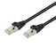 Patch kabel STP RJ45-RJ45, CAT6, 3m černý