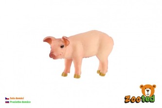 Prase domácí sele zooted plast 5cm v sáčku Prase domácí sele zooted plast 5cm v sáčku