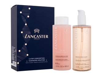 Lancaster Skin Essentials pleťové tonikum Comforting Perfecting Toner 400 ml + čisticí voda Refreshing Express Cleanser 400 ml