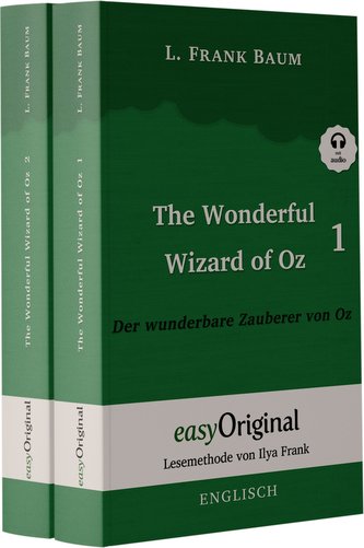 The Wonderful Wizard of Oz / Der wunderbare Zauberer von Oz - 2 Teile (Buch + 2 MP3 Audio-CDs) - Lesemethode von Ilya Frank - Zw