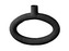Váza oválná široká ve tvaru prstenu Ring Oval Wide černá Present Time